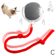 Smart Electric Cat Rolling Ball Toys Automatic Rolling Ball Faux Tail Rechargeable Smart Pet Interactive Playing Toy