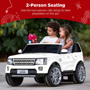 12V 2-Seater Licensed Land Rover Ride-On w/ Parent Remote Control