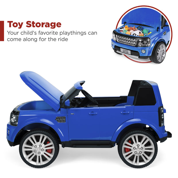 12V 2-Seater Licensed Land Rover Ride-On w/ Parent Remote Control